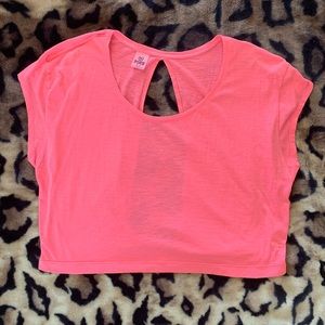 PINK Victoria’s Secret Pink OpenBack Crop Top Med